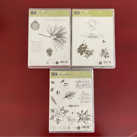 Stampin’ Up! Three sets of Christmas Stamps